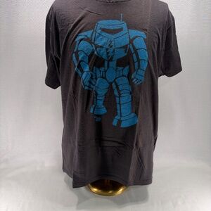 Collectable Ames Bros Graphic Robot Gray T-Shirt